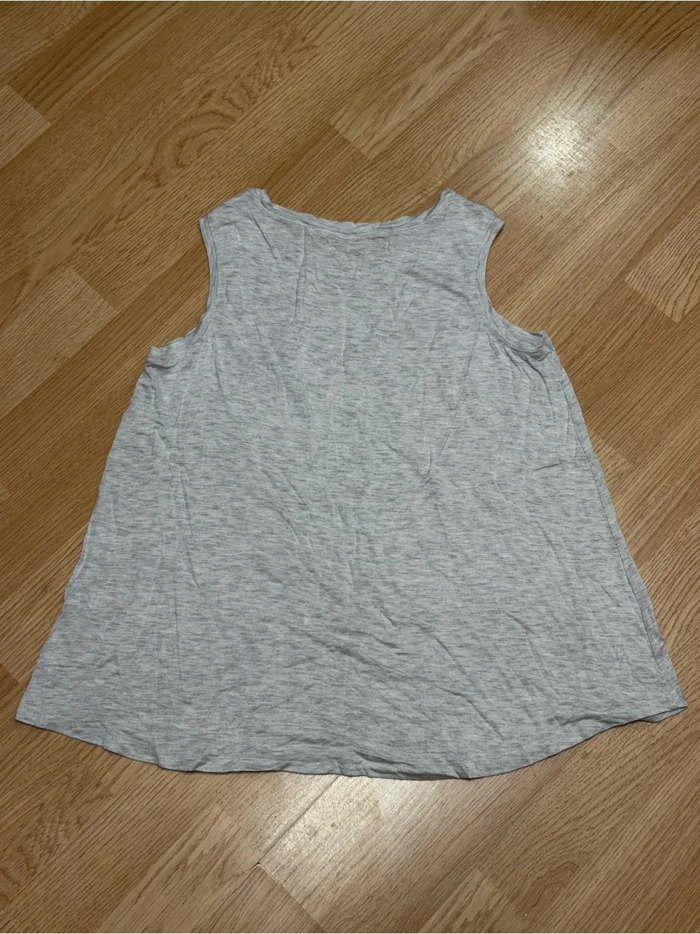 Justice Girls Size 12 Gray Pink Purple Glitter Unicorn Graphic Sleeveless Tank